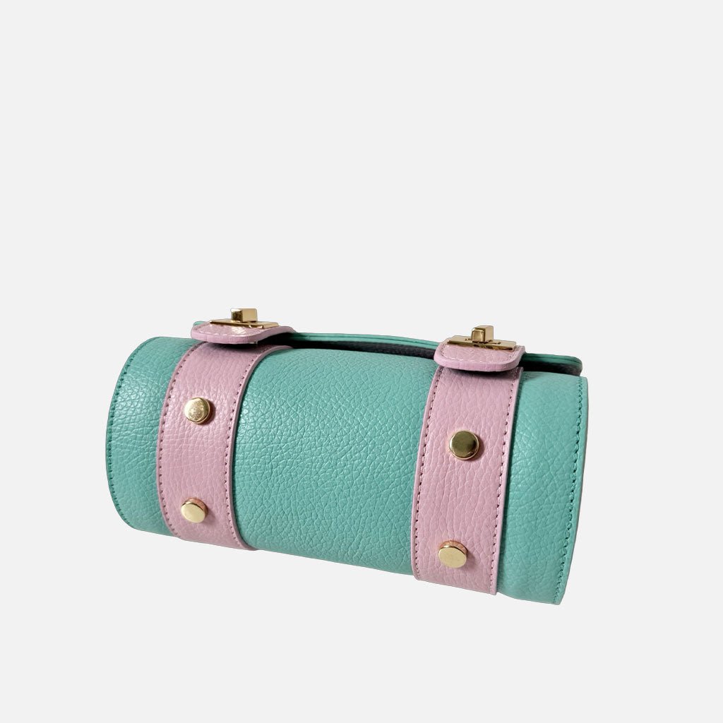 Mini Handbag Mochi Bon Bon Pelle Martellata Oro - Elisendra®