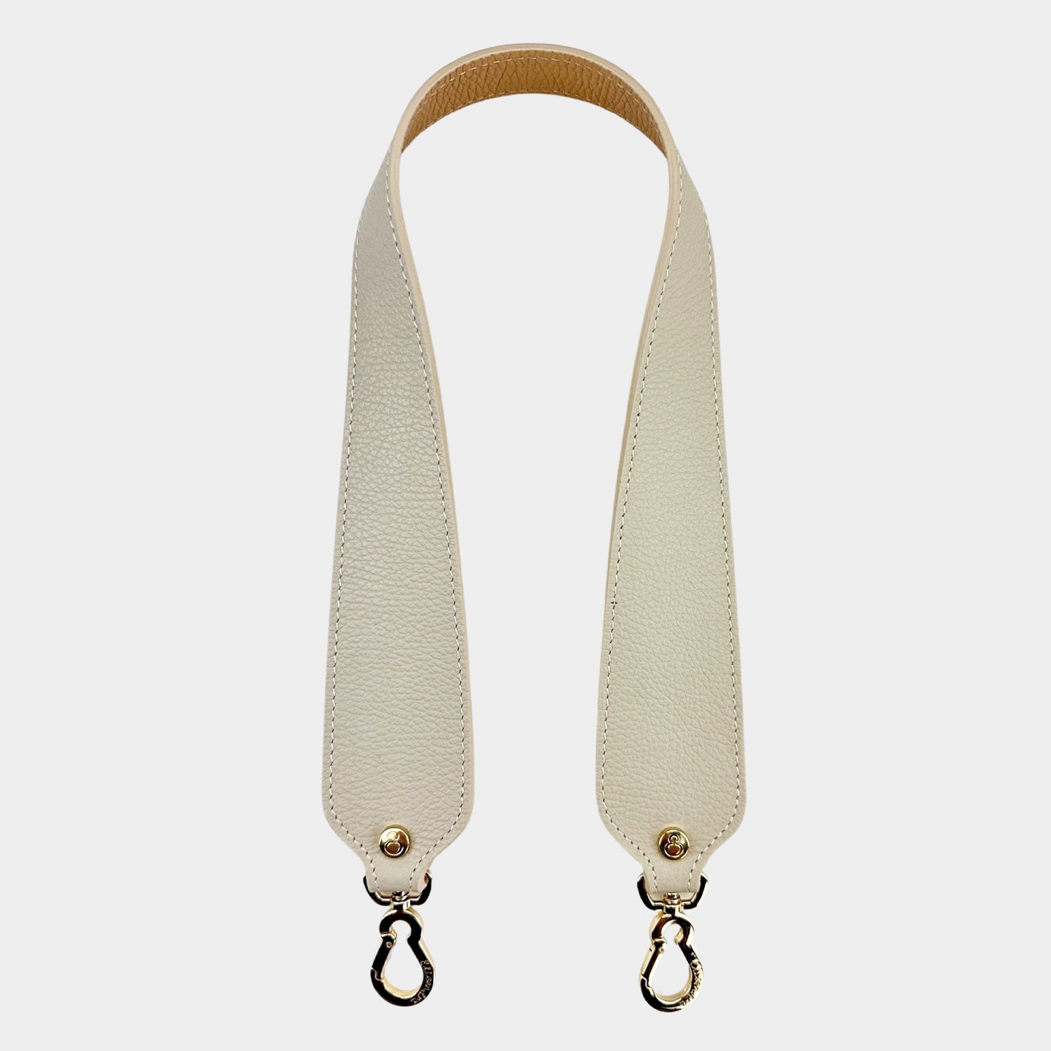 Tracolla Oro – 70 cm – Pelle Martellata Burro