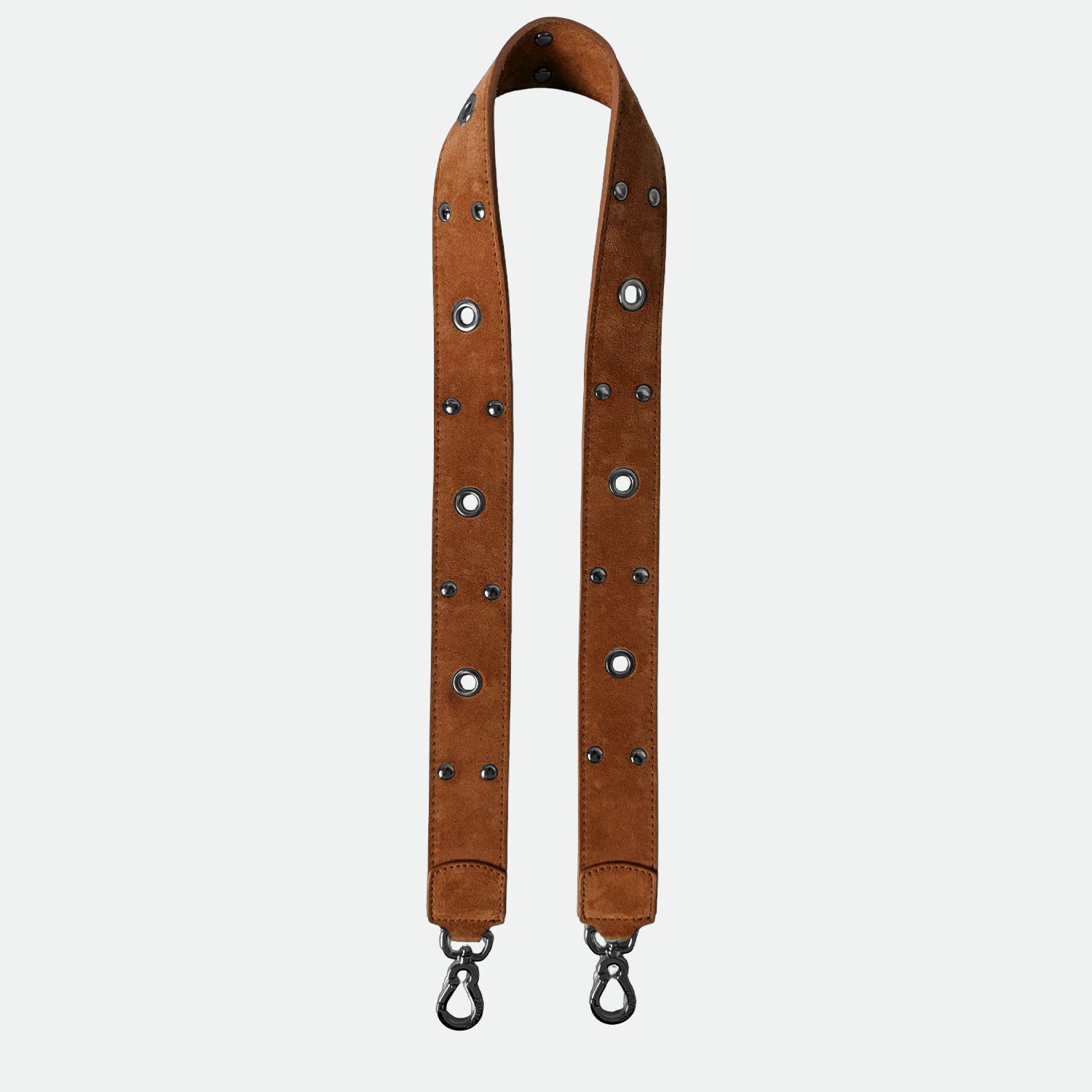 Tracolla 100 cm Cuoio Pelle Camoscio Dark SPEDIZIONE DAL 14/05