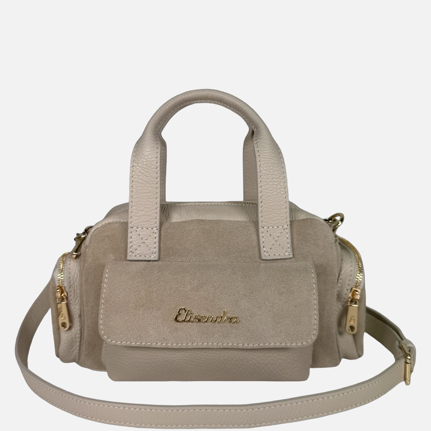 Borsa a mano Twiga Burro Pelle Martellata e Camoscio Oro SPEDIZIONE DAL 06/03