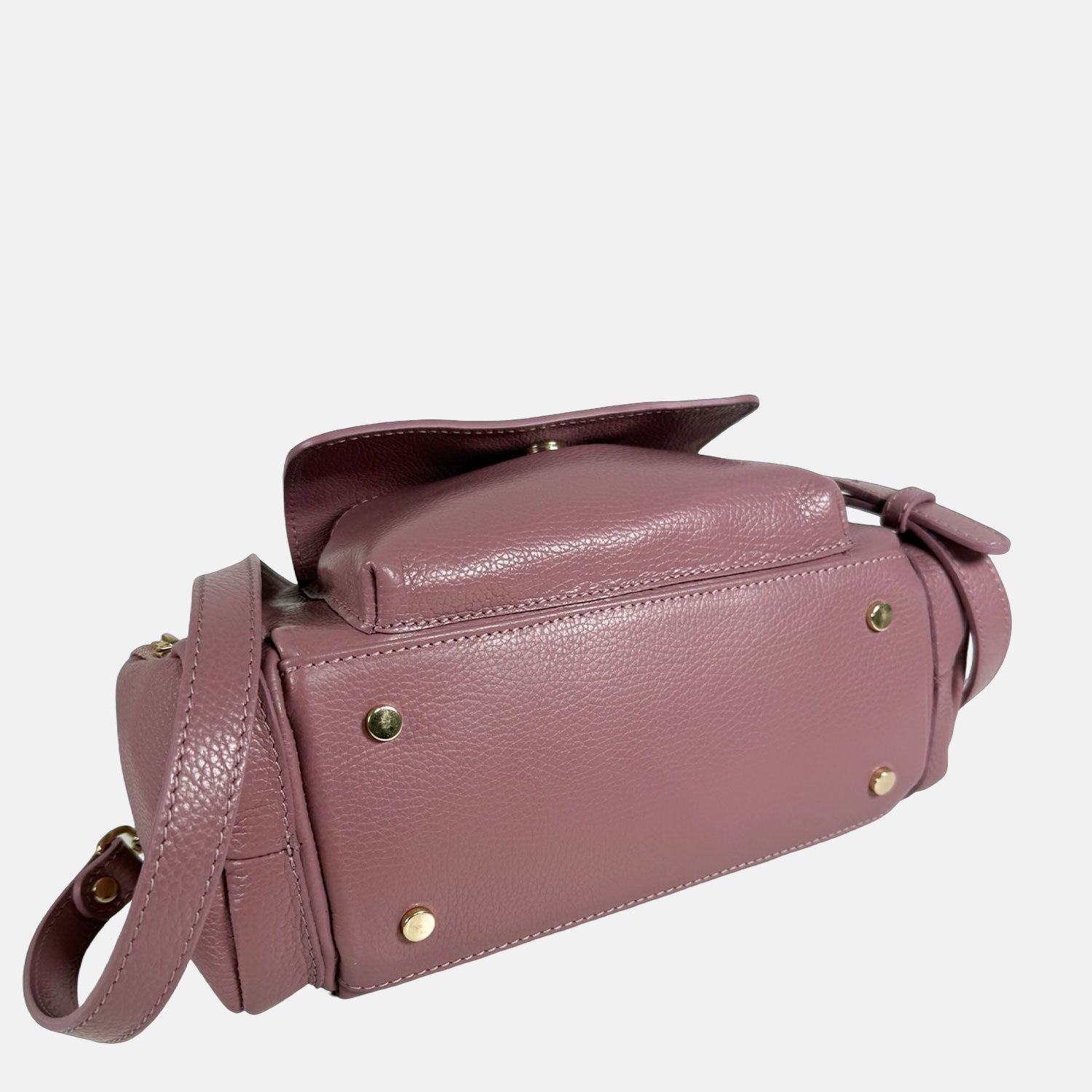 Borsa a mano Twiga Malva Pelle Martellata Oro