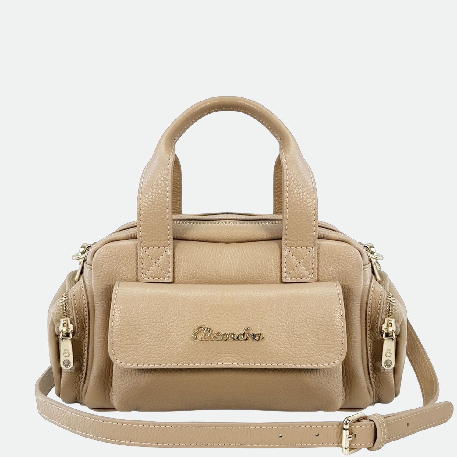 Borsa a mano Twiga Savana Pelle Martellata Oro