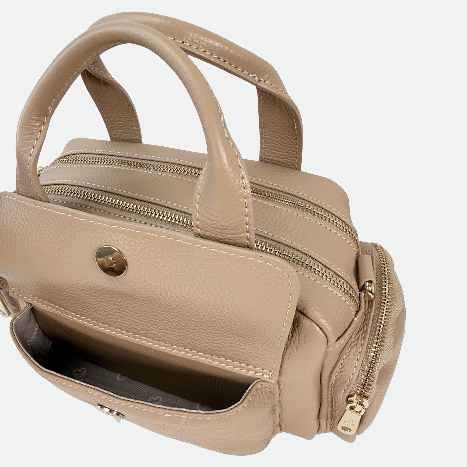 Borsa a mano Twiga Savana Pelle Martellata Oro