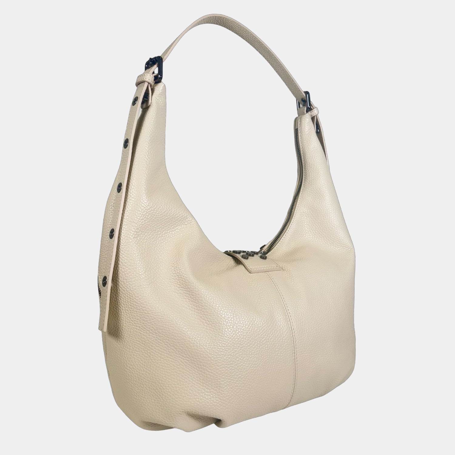 Borsa a spalla Wendy Burro Pelle Martellata Dark