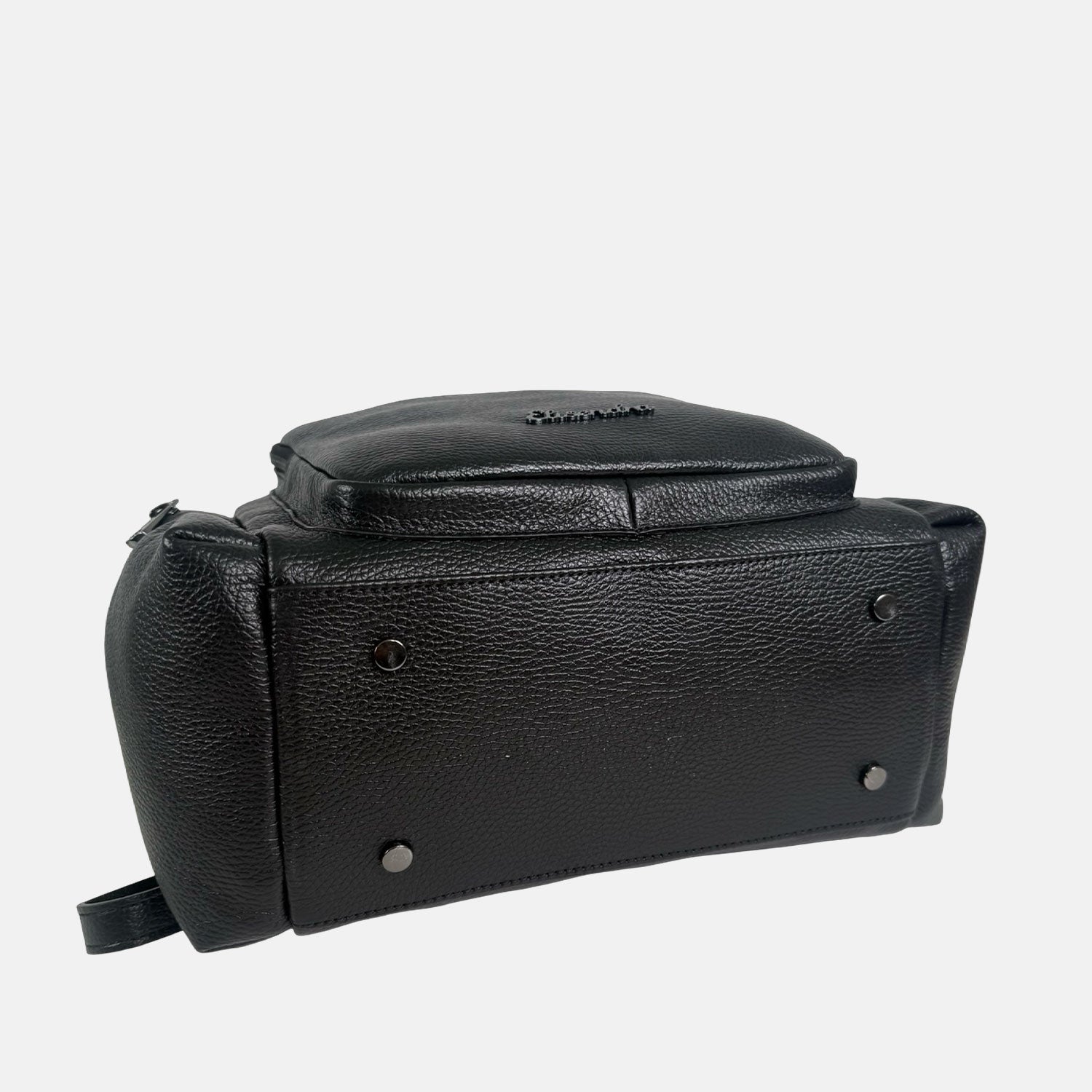 Zaino Kenya Nero Pelle Martellata Dark