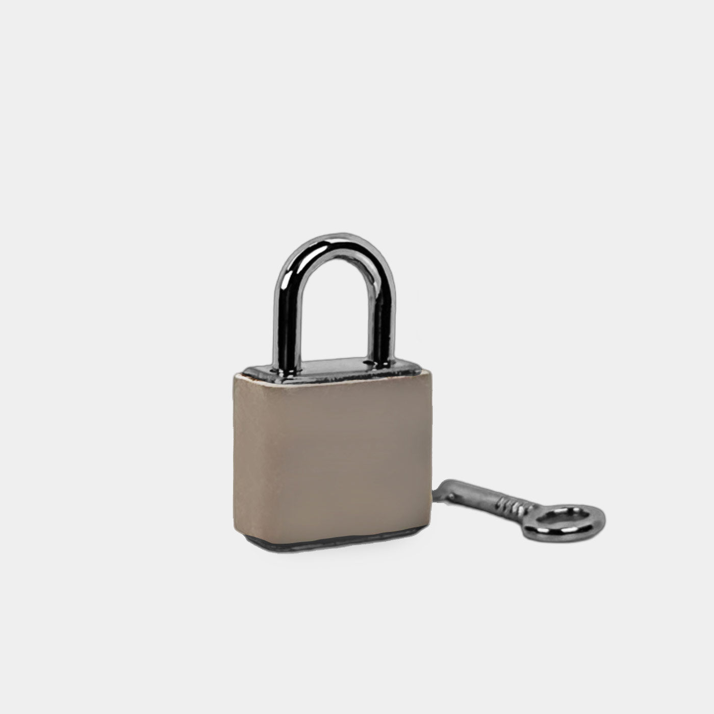 Smoke Padlock Smooth Leather Dark