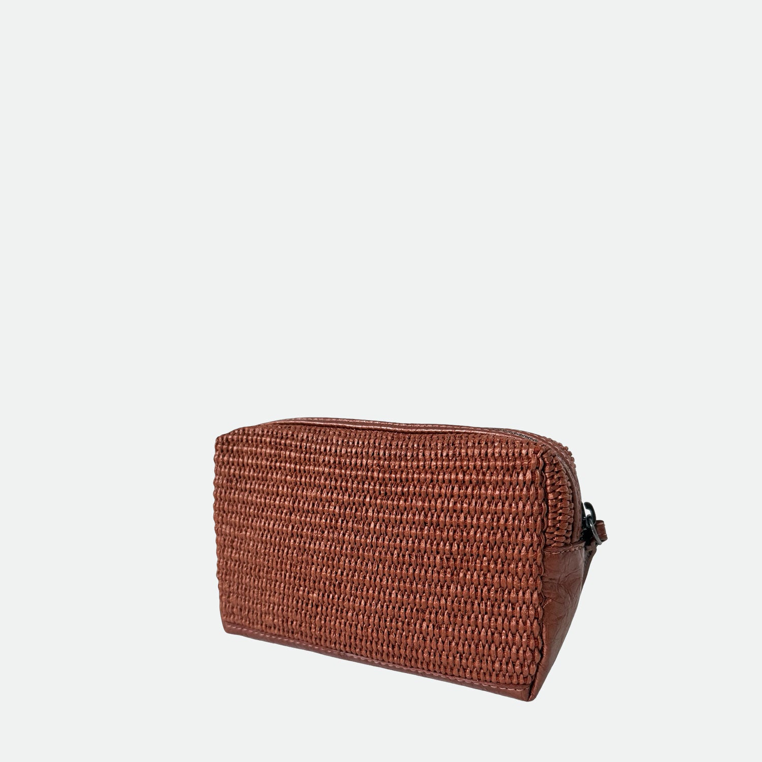 Beauty Case Malibù Ambra Rafia e Pelle Laminata Dark SPEDIZIONE DAL 06/05 - Elisendra®