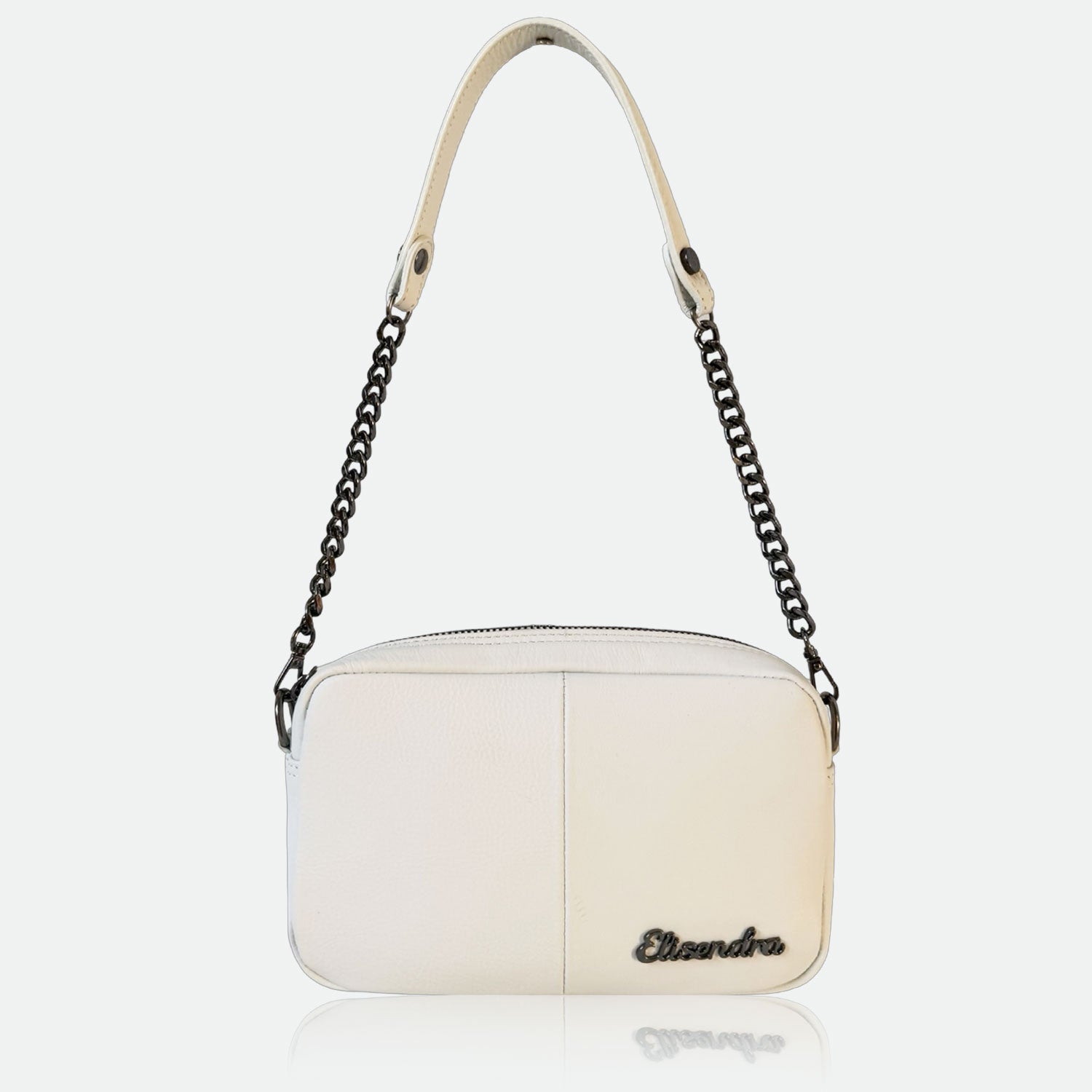Borsa a tracolla Mini Bag Quarzo Pelle Liscia Vitello Dark SPEDIZIONE DAL 06/05 - Elisendra®