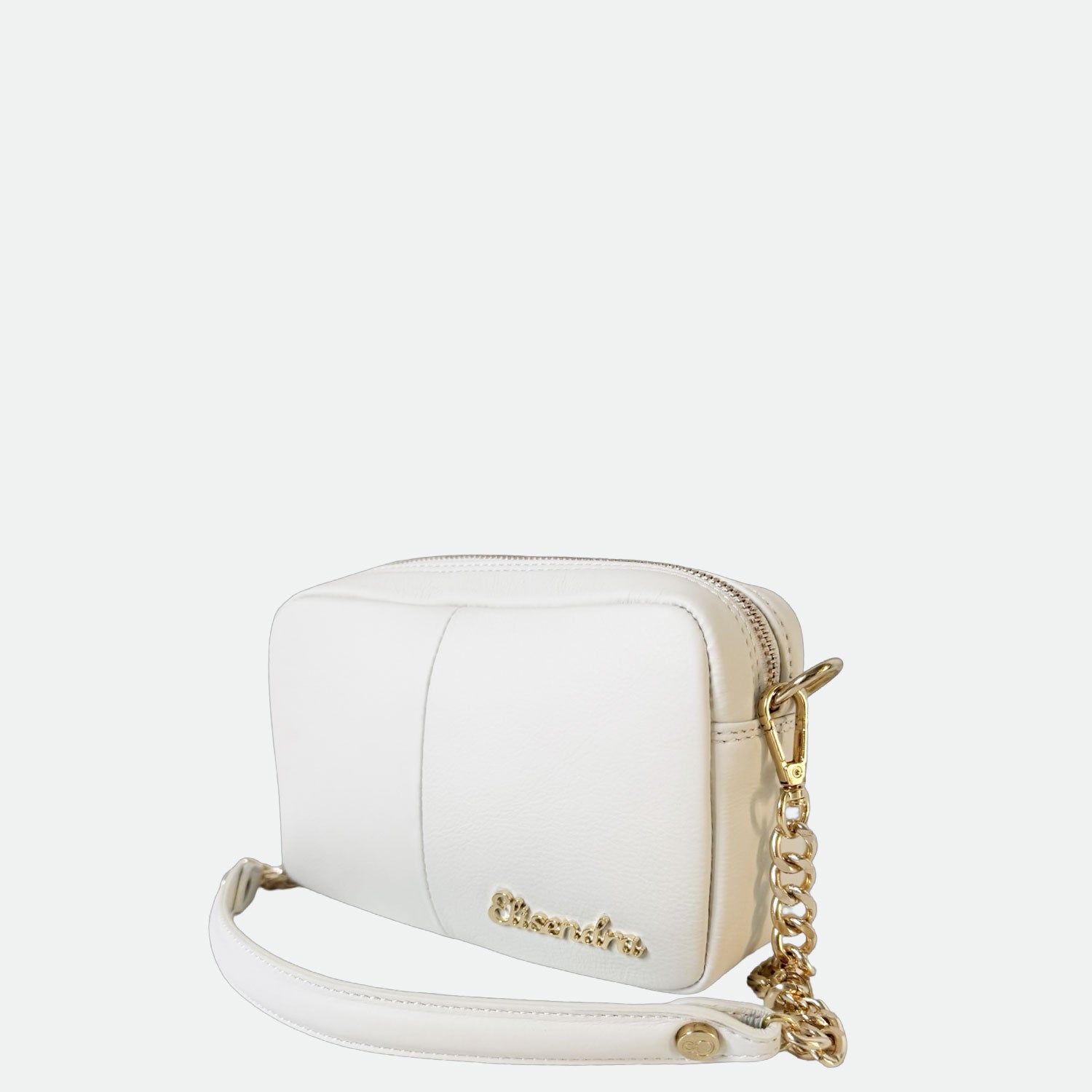 Borsa a tracolla Mini Bag Quarzo Pelle Liscia Vitello Oro SPEDIZIONE DAL 06/05 - Elisendra®