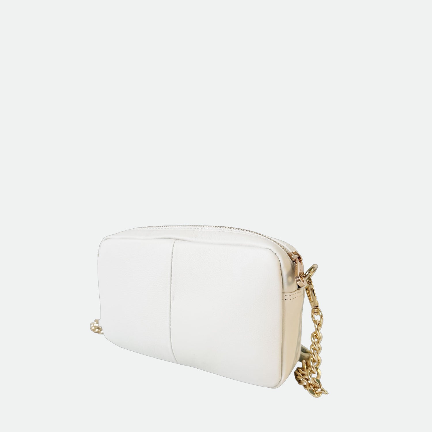 Borsa a tracolla Mini Bag Quarzo Pelle Liscia Vitello Oro SPEDIZIONE DAL 06/05 - Elisendra®