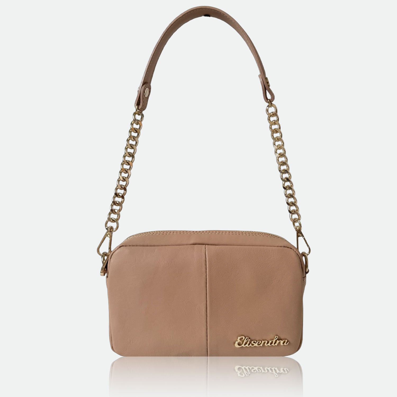 Borsa a tracolla Mini Bag Savana Pelle Liscia Vitello Oro SPEDIZIONE DAL 06/05