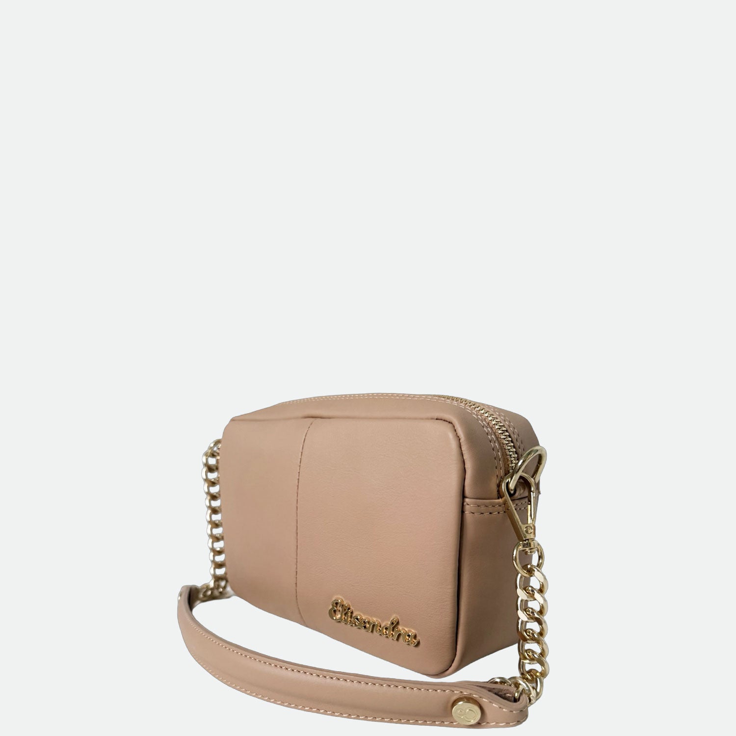 Borsa a tracolla Mini Bag Savana Pelle Liscia Vitello Oro SPEDIZIONE DAL 06/05