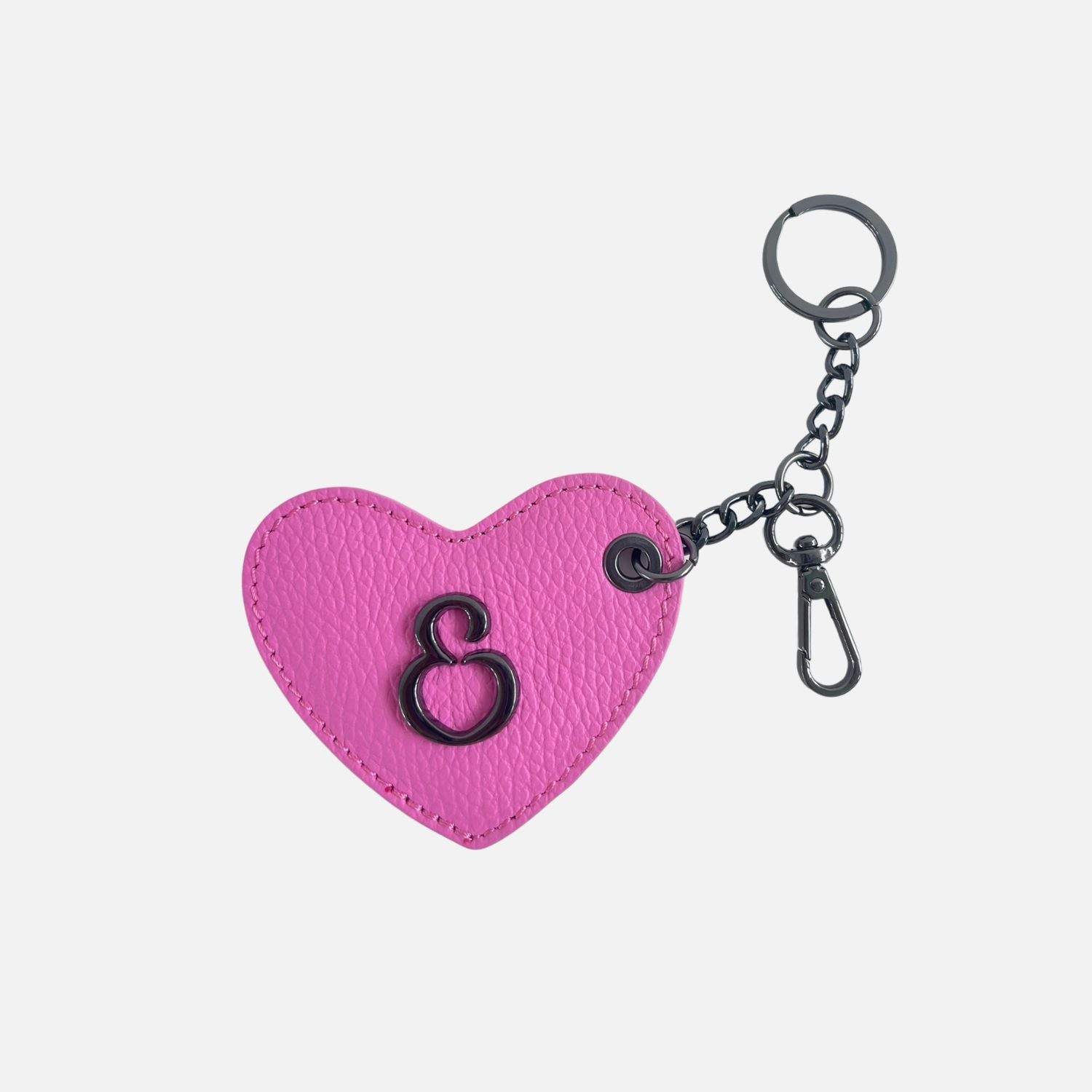 Porta Chiavi Love Cotton Candy Pelle Martellata Dark - Elisendra®