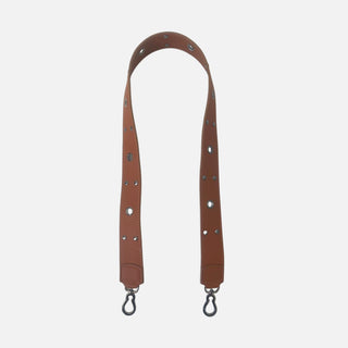 Tracolla 100 cm Cuoio Pelle Liscia Dark