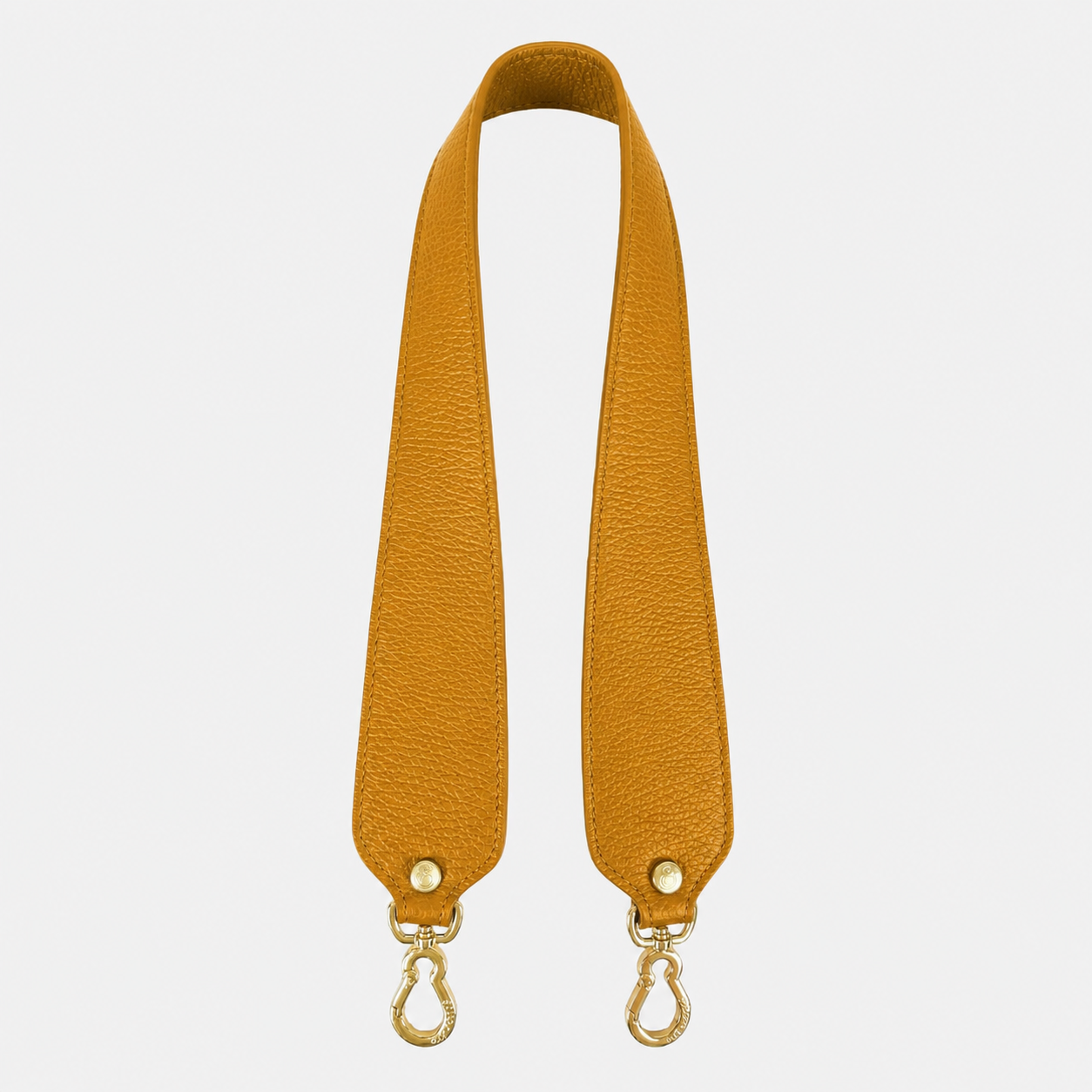 Tracolla 70 cm Curry Pelle Martellata Oro