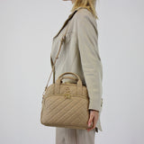 Megane Matelassè Sabbia – Borsa a Mano – Limited Edition