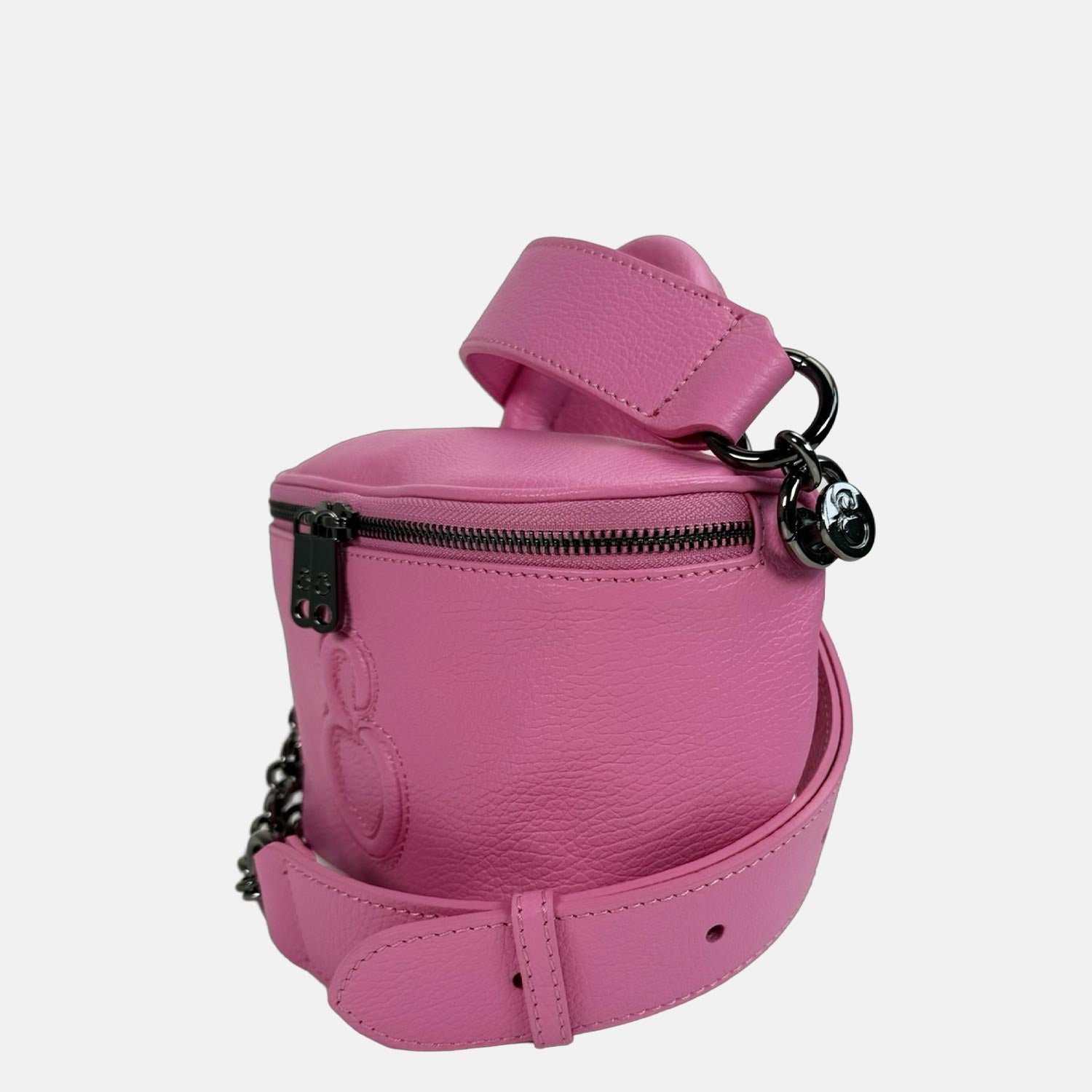 Marsupio Aurora Cotton Candy Pelle Martellata Dark