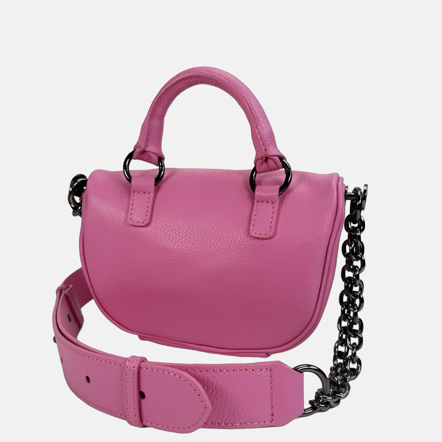 Marsupio Aurora Cotton Candy Pelle Martellata Dark