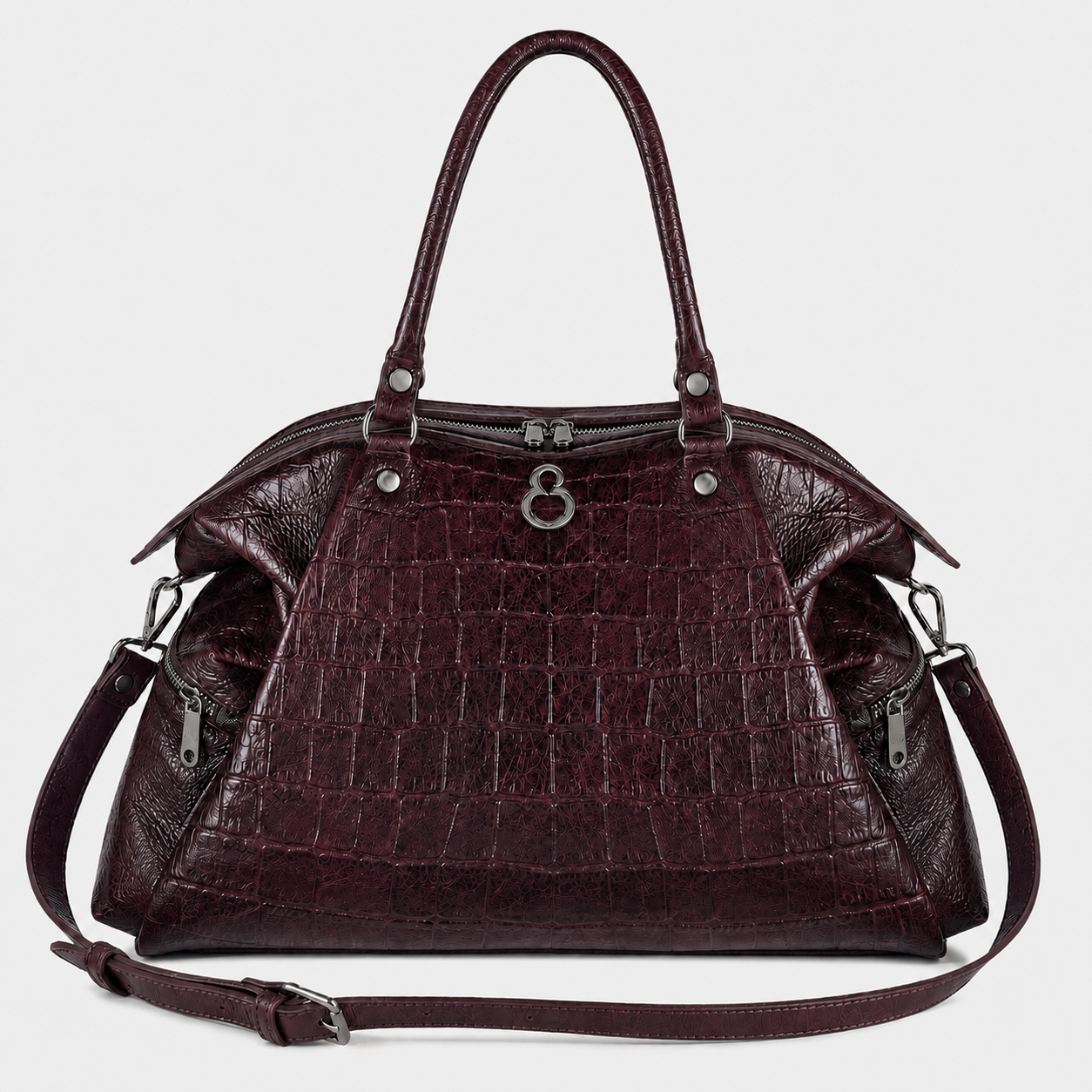 Borsa a Sacca Stella Scorpius Cocco stampato Dark