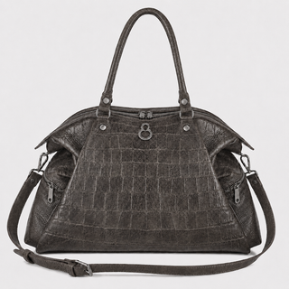 Borsa a Sacca Stella Taurus Cocco stampato Dark