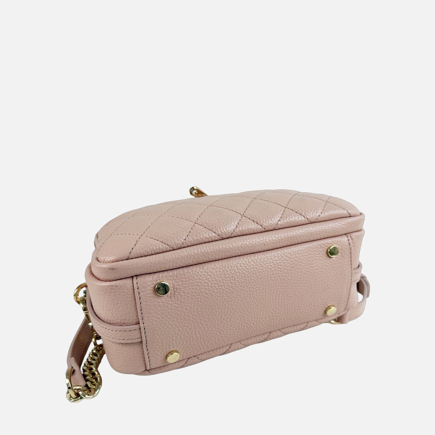 Borsa a spalla Benny Cipria Pelle Martellata Oro