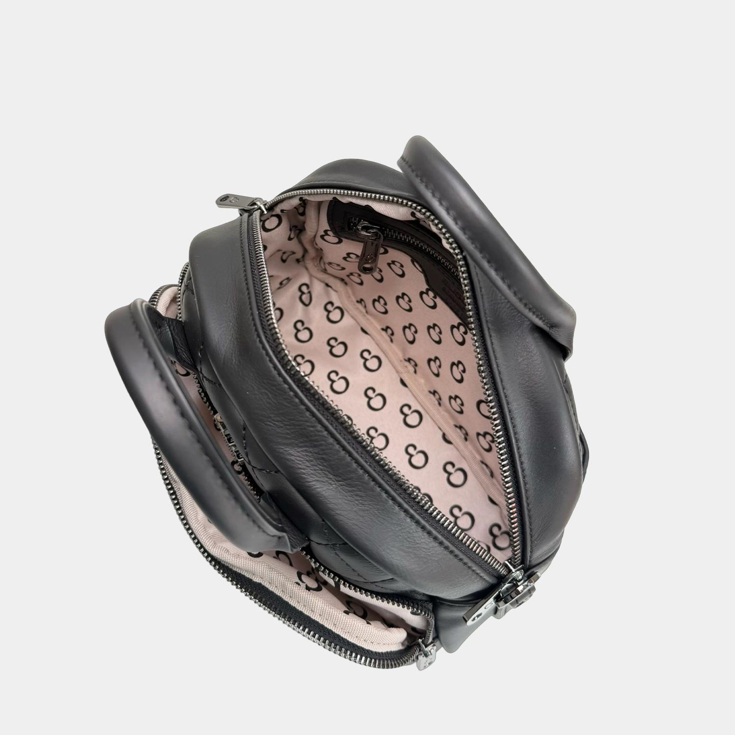 Borsa a spalla Benny Nero Pelle Liscia Matelassé Dark