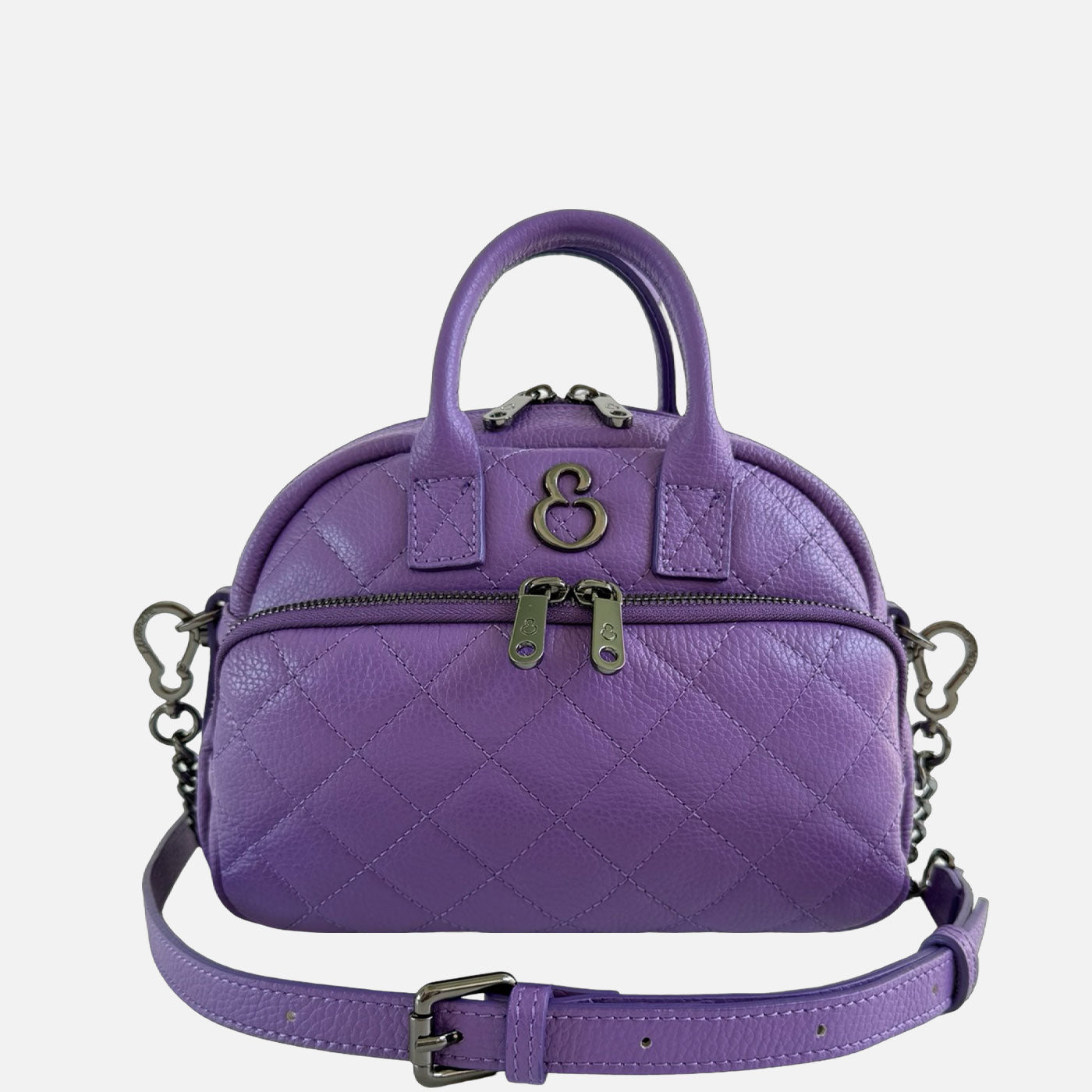 Borsa a mano Benny Giglio Pelle Martellata Dark