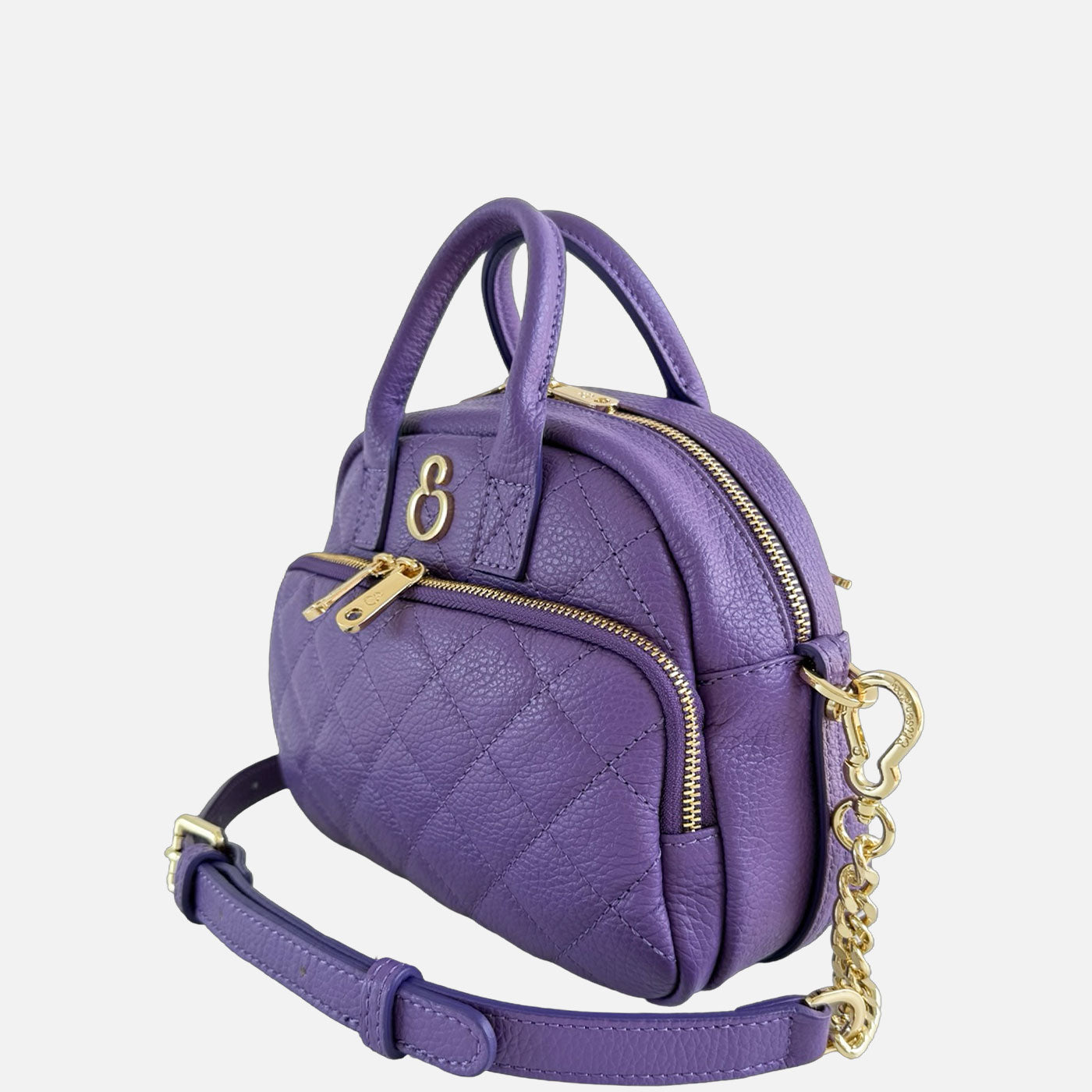 Borsa a mano Benny Giglio Pelle Martellata Oro