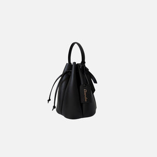 Borsa a mano Balloon Nero Pelle Liscia Oro