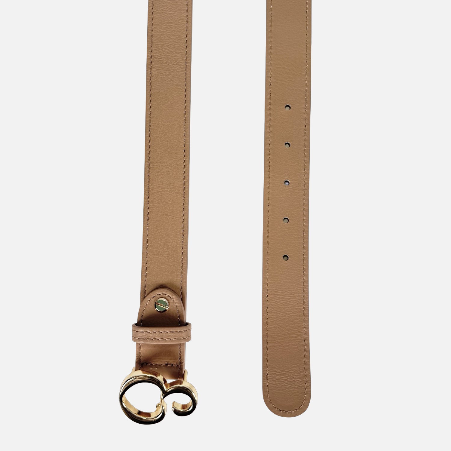 Cintura Dafne Pelle Liscia Savana Oro