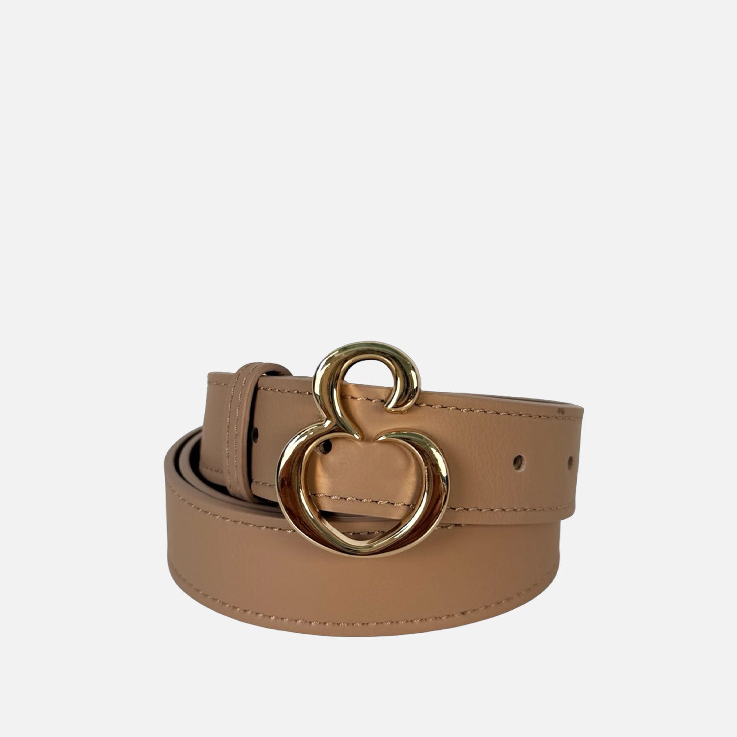 Cintura Dafne Pelle Liscia Savana Oro