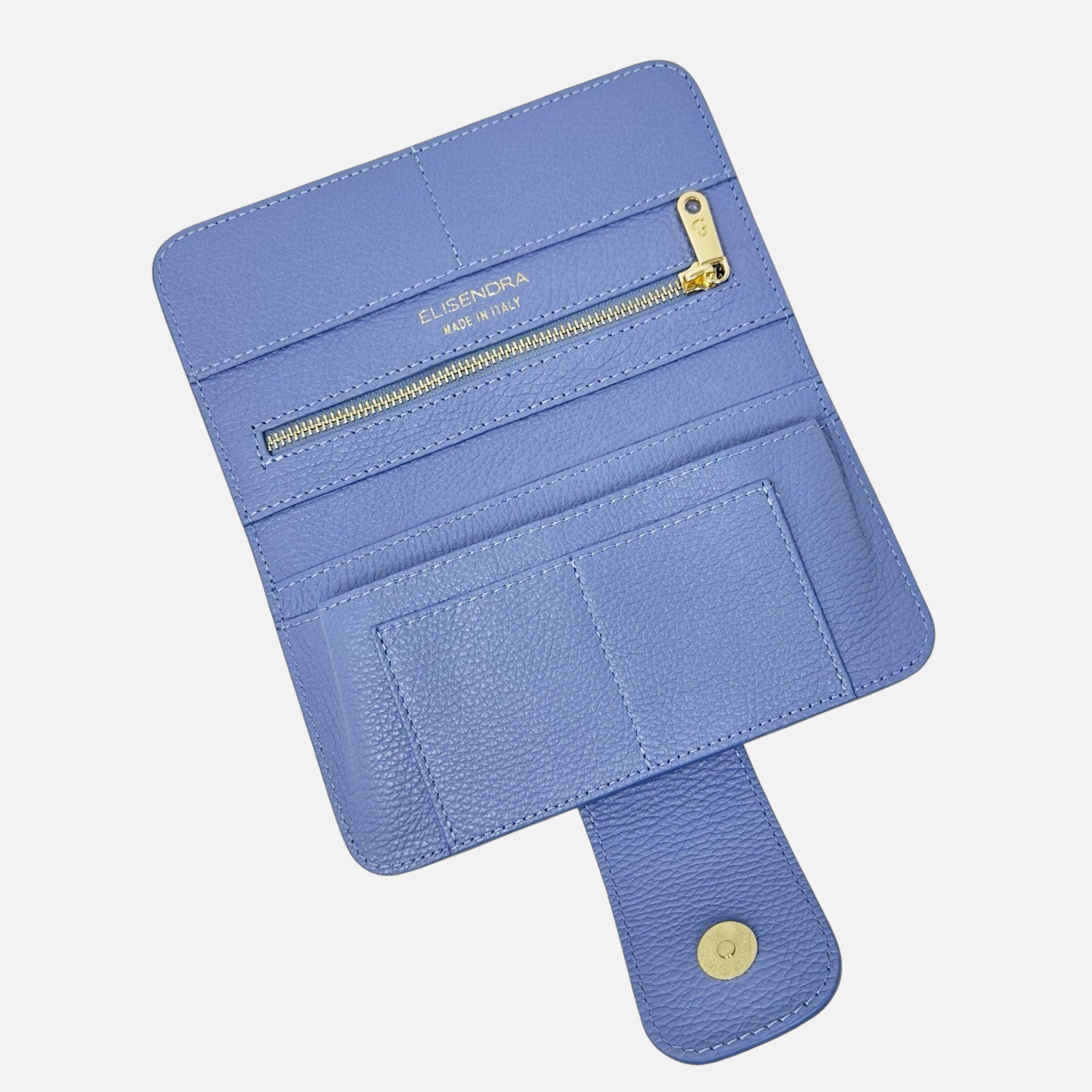 Dory Light Blue Gold Hammered