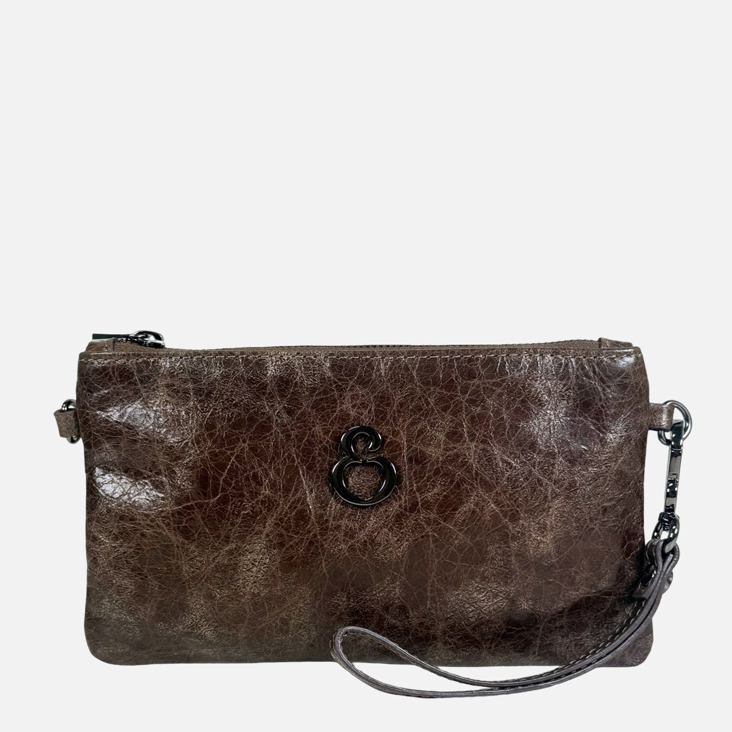 Borsa a mano Mini Grace Granito Pelle Vintage Dark SPEDIZIONE DAL 04/12