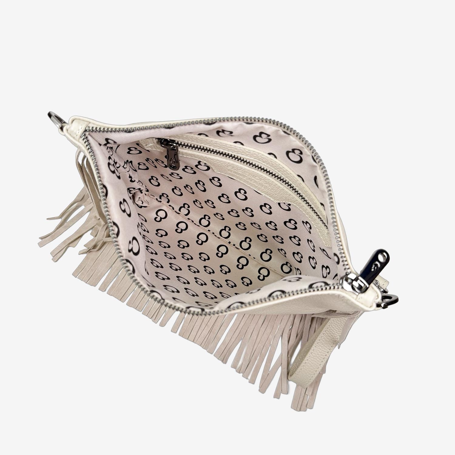 Borsa a mano Grazia Rodeo Burro Pelle Martellata e Suede Dark