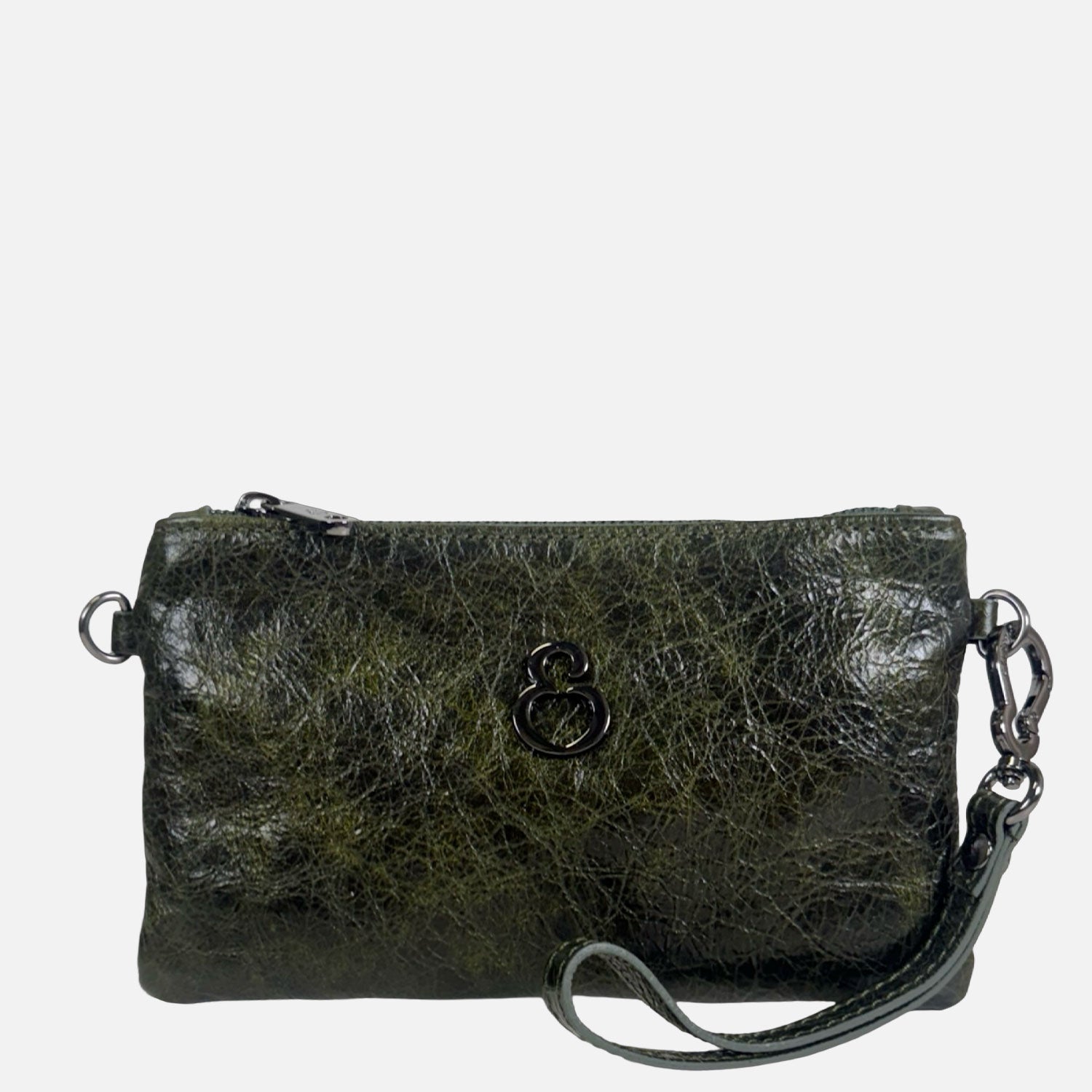 Borsa a mano Mini Grace Malachite Pelle Vintage Dark SPEDIZIONE DAL 04/12