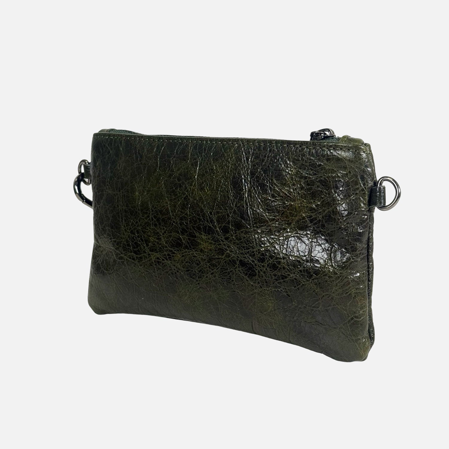 Borsa a mano Mini Grace Malachite Pelle Vintage Dark SPEDIZIONE DAL 04/12