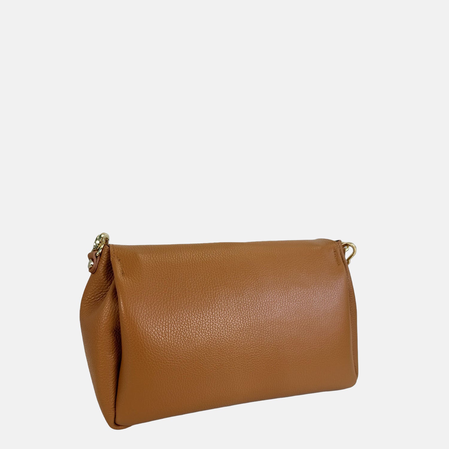 Borsa a spalla Allegra Sahara Pelle Martellata Oro