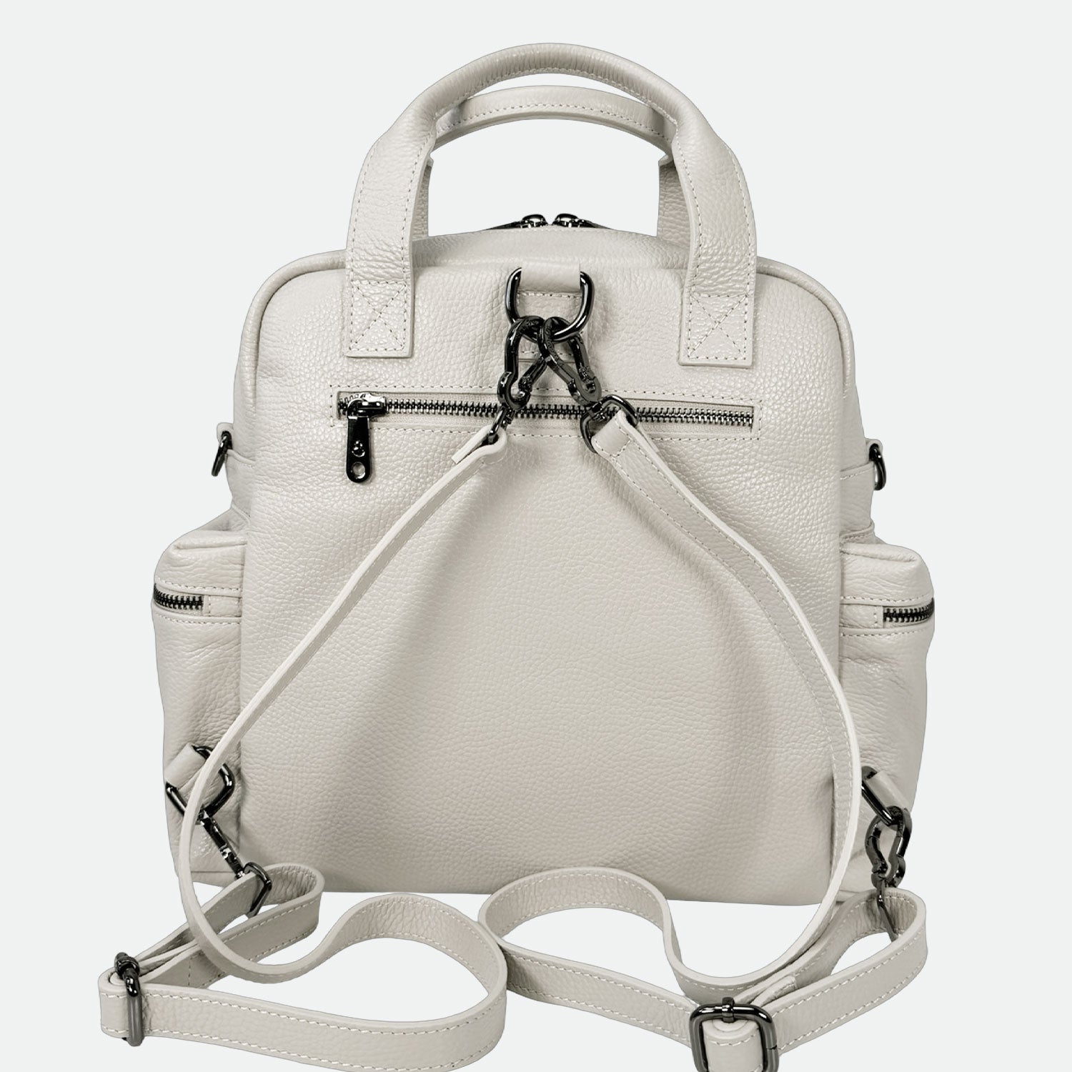 Borsa da viaggio Vintage in pelle bovina da uomo zaino da