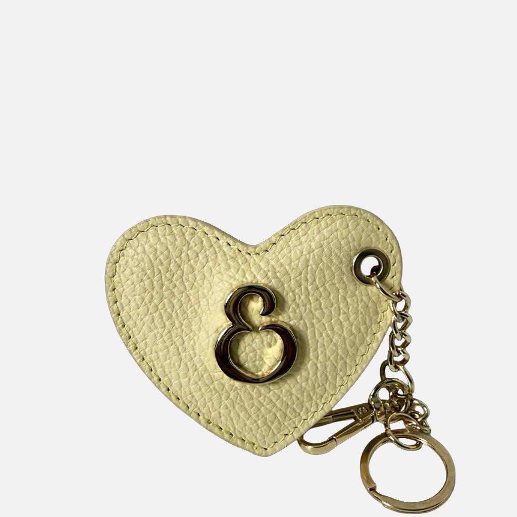Porta Chiavi Love Lemon Butter Pelle Martellata Oro - Elisendra®
