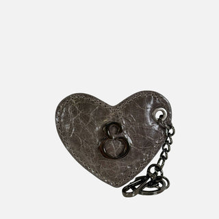 Porta Chiavi Love Roccia Pelle Vintage Dark