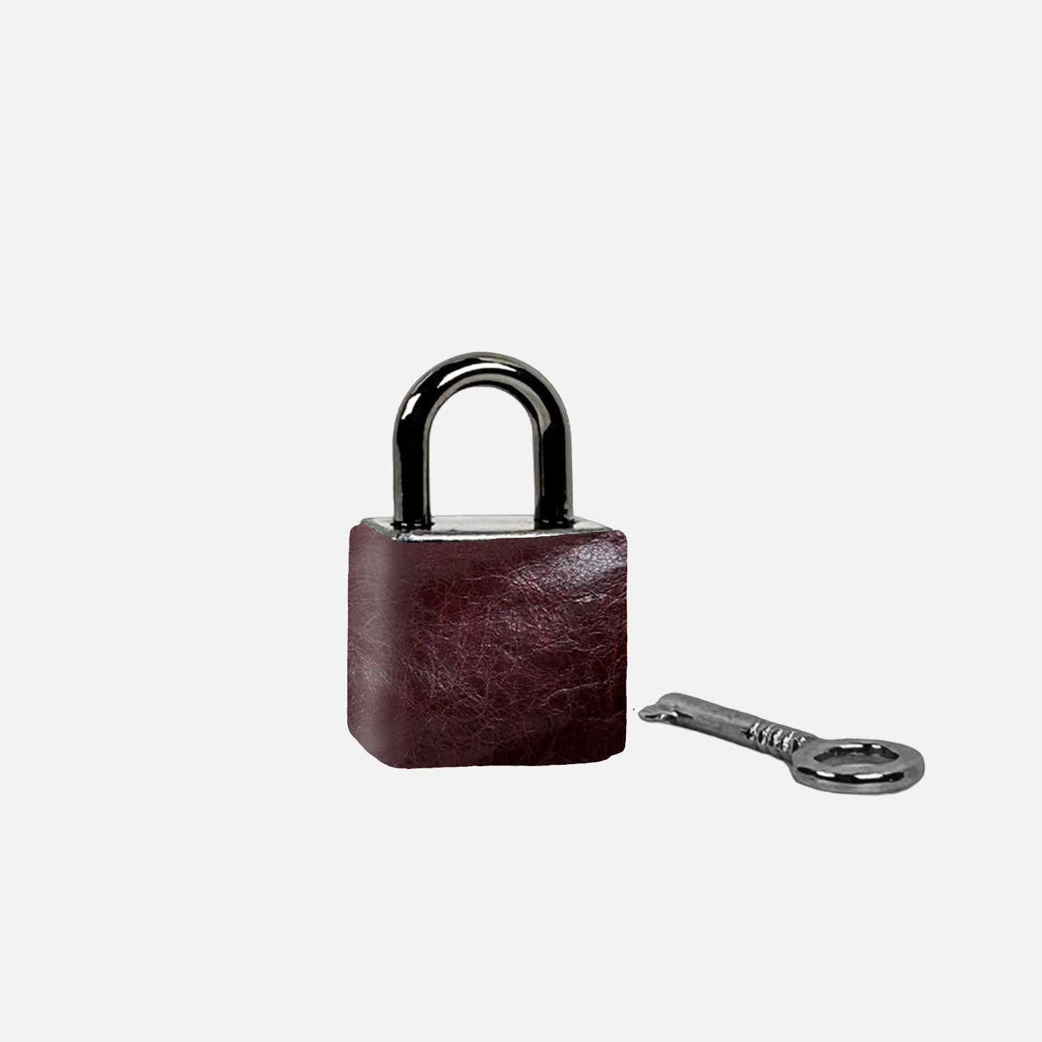 Lucchetto Rubino Pelle Vintage Dark SPEDIZIONE DAL 04/12