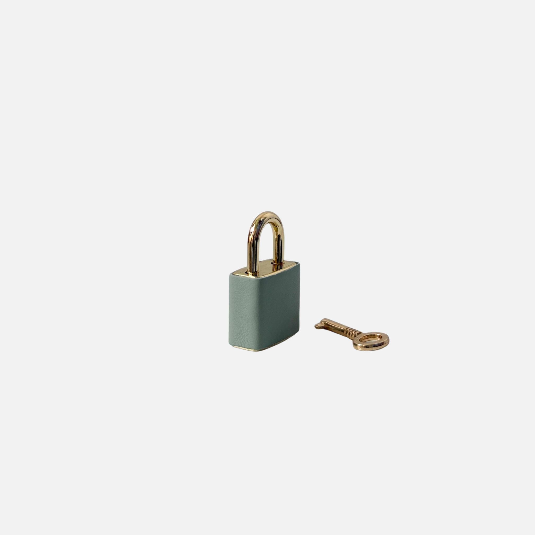Lucchetto Artic Teal Pelle Liscia Oro SPEDIZIONE DAL 07/07