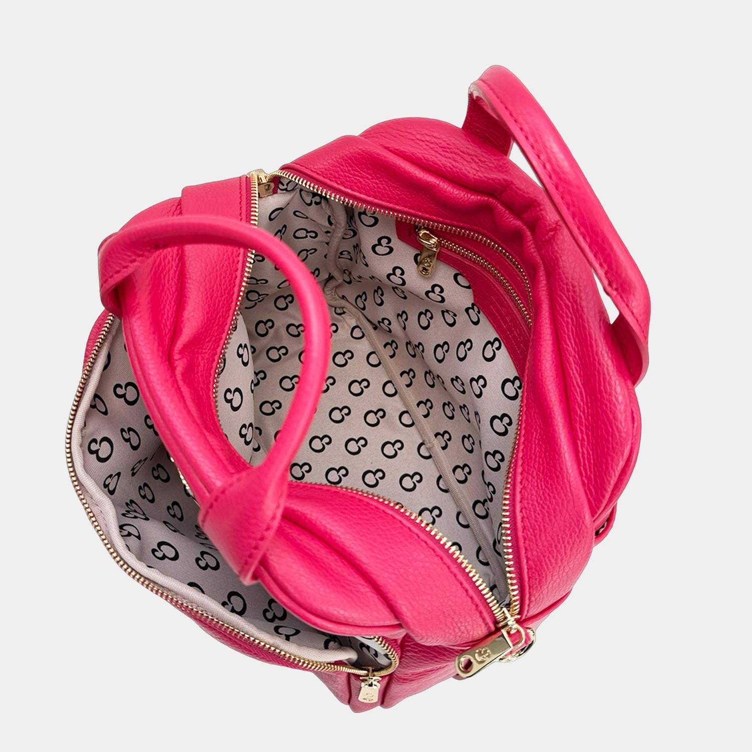 Borsa a spalla Megane Lettering Azalea Pelle Martellata Oro