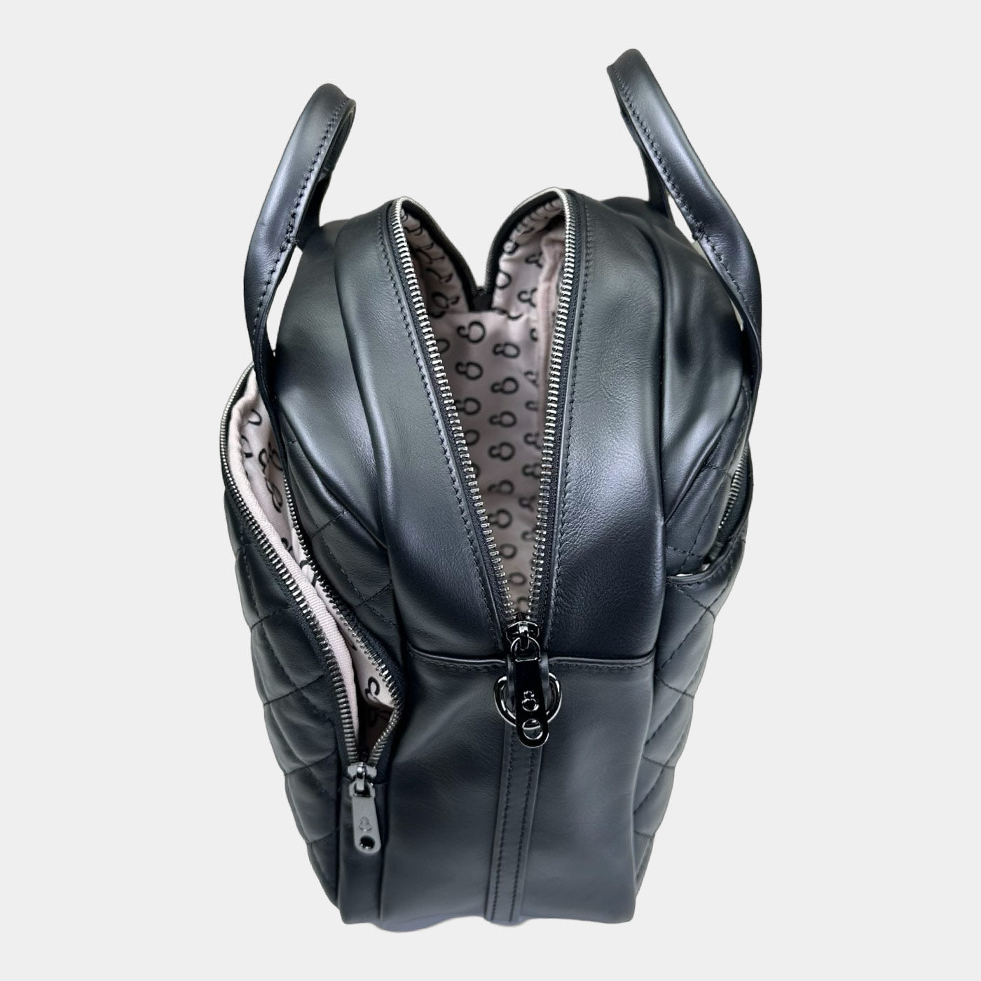 Megane Matelasse Black Dark Handbag