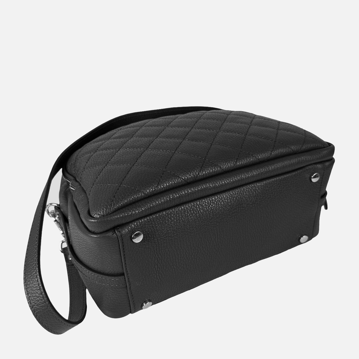 Borsa a mano Megane Matellassè Martellata Nera Pelle Martellata Dark SPEDIZIONE DAL 13/03