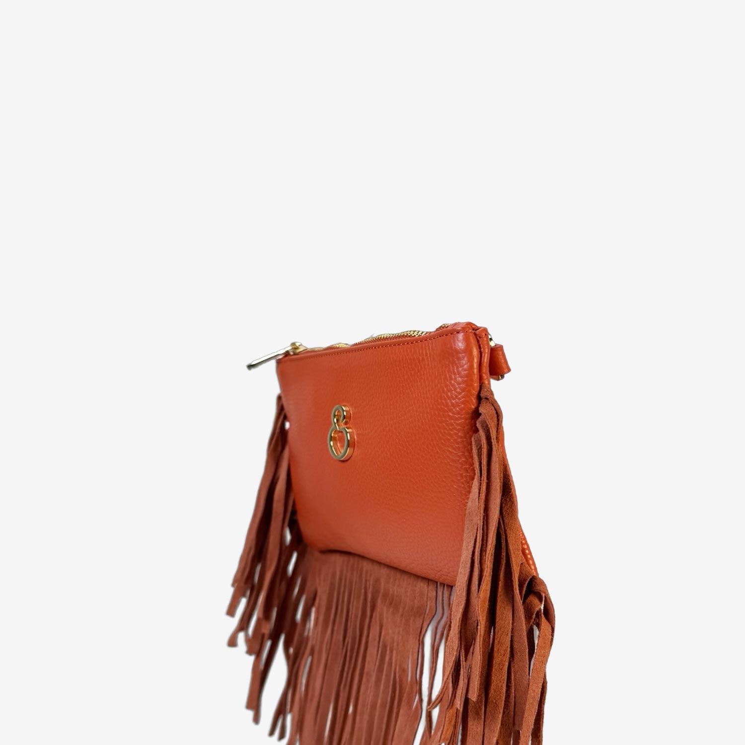 Borsa a mano Mini Grace Rodeo Sunset Pelle Martellata e Suede Oro