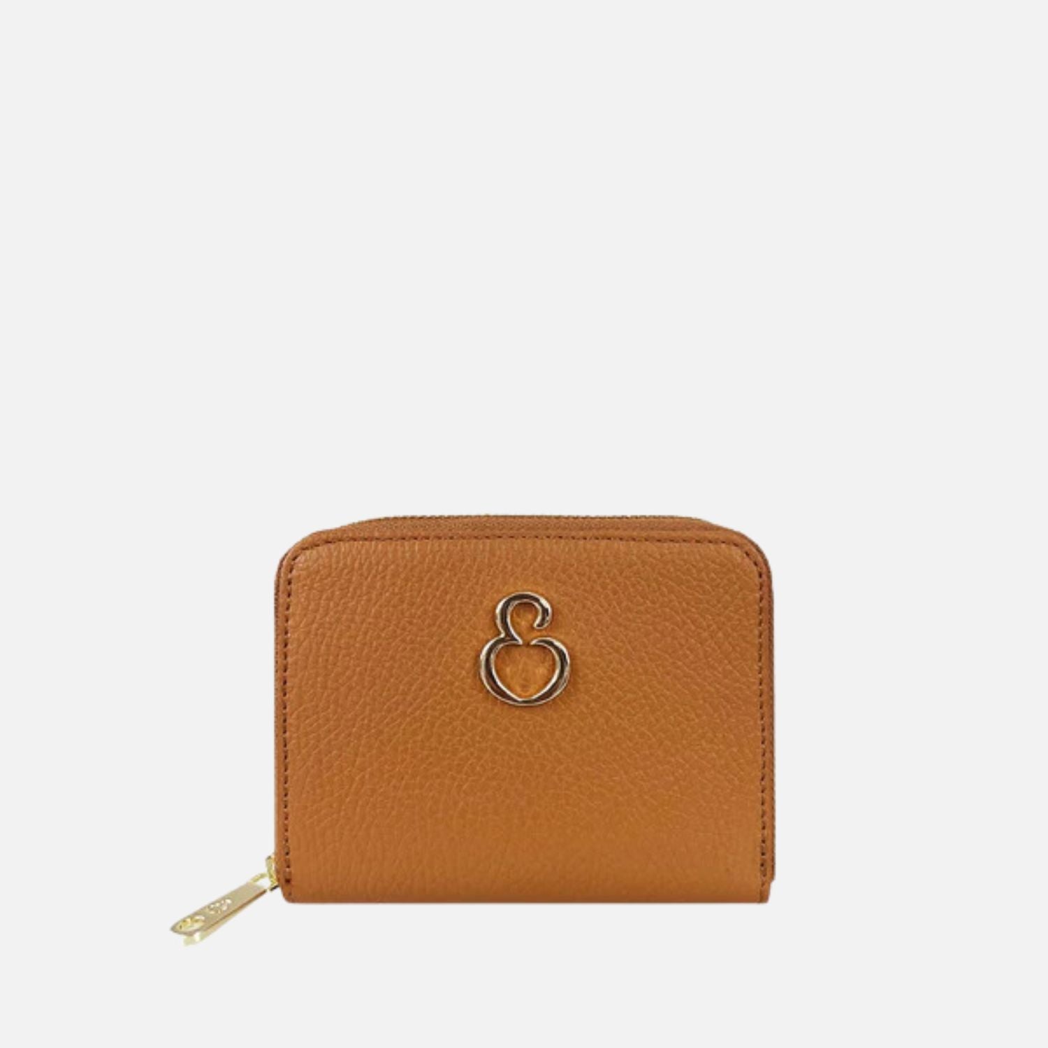 Mini Raya Gold Leather – Wallet – Textured Leather