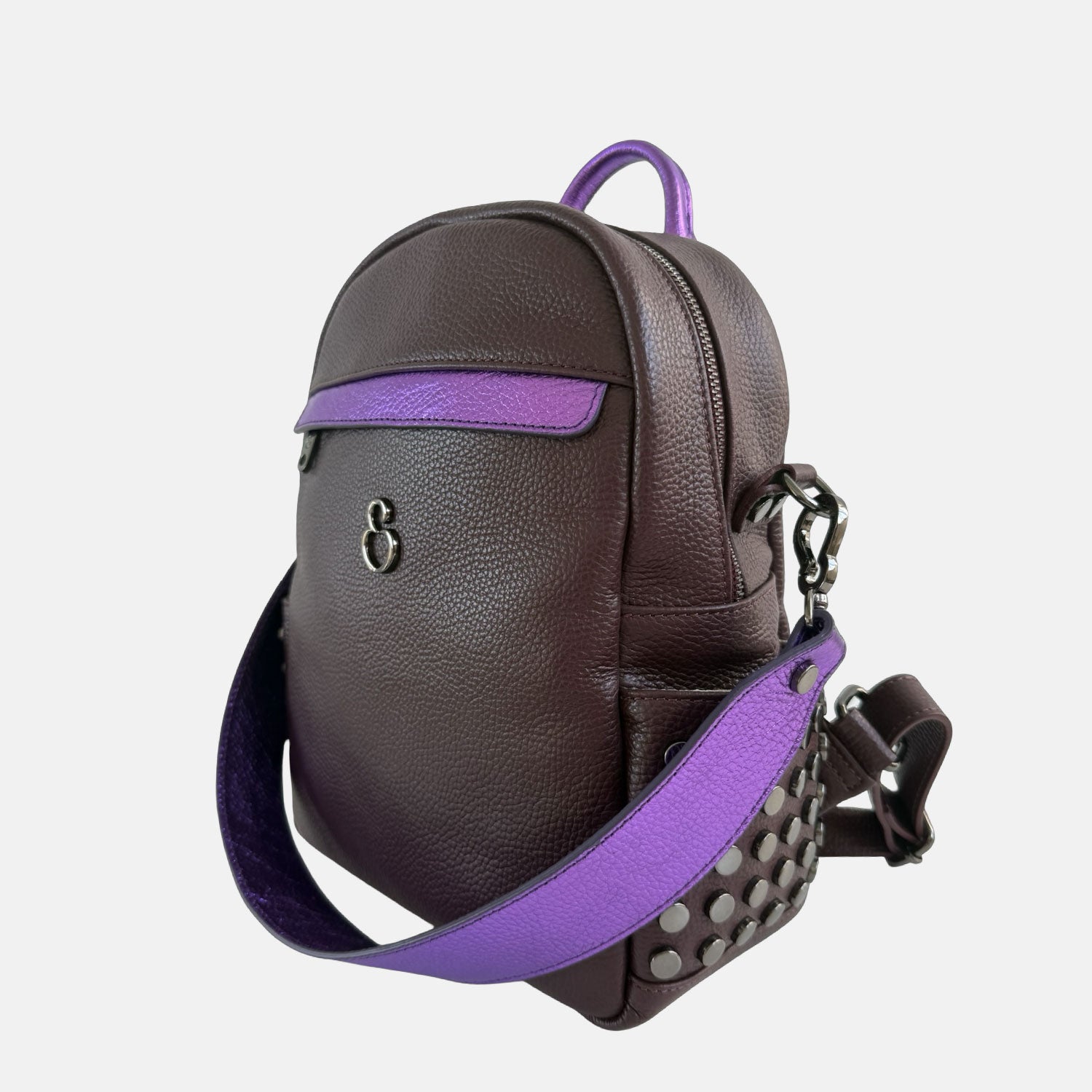 Zaino Niki Amarone Pelle Martellata Dark