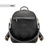 Niki Nero – Zaino – Pelle Martellata – Oro - Outlet