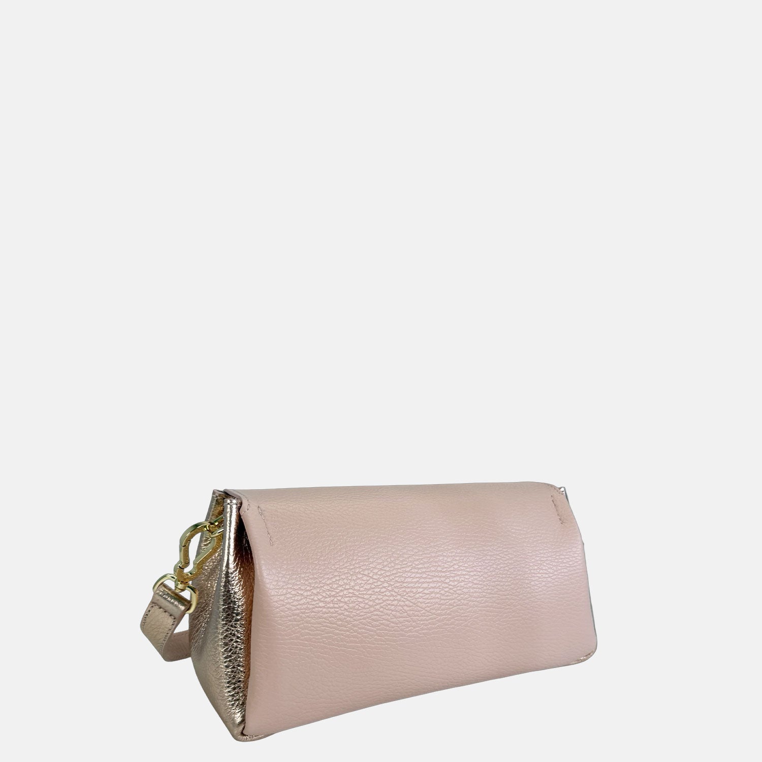 Borsa a spalla Candy Glam Pelle Martellata Oro